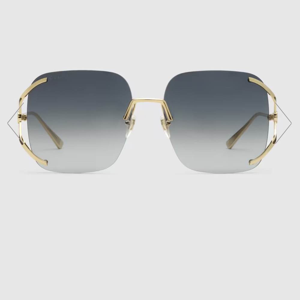 Gucci Square Metal Sunglasses GG0646S
